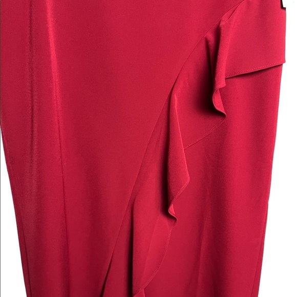 Maggy London Woman’s Carolyn Midi Red Dress / Size-Medium - Picture 4 of 16